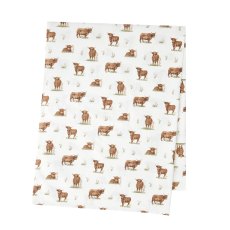 Catherine Lansfield Angus Highland Cow Natural Table Cloths Catherine Lansfield Angus Highland Cow Natural Table Cloths