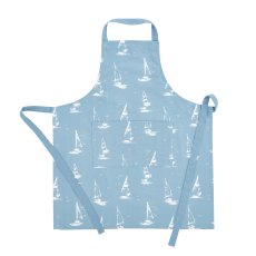 Catherine Lansfield Salcombe Boats Blue Apron Catherine Lansfield Salcombe Boats Blue Apron