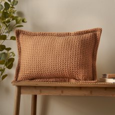 Pineapple Elephant Jaipur Waffle Caramel Filled Cushion Pineapple Elephant Jaipur Waffle Caramel Filled Cushion