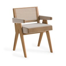 Aria Accent Chair in Caramel Velvet Aria Accent Chair in Caramel Velvet