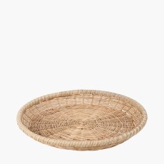 Pacific Natural Rattan Round Basket Tray