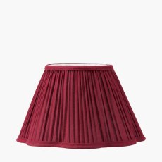 Pacific Malia Mulberry Red Mushroom Pleat Scalloped Shade