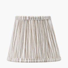 Pacific Thiago Natural Stripe Mushroom Pleat Tapered Shade