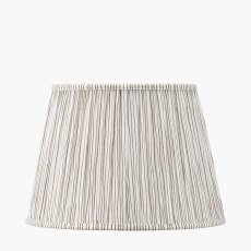 Pacific Thiago Natural Stripe Mushroom Pleat Tapered Shade