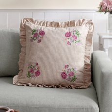 Wylder Martha Ruffle Cushion Pink