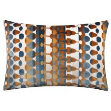 Furn Metro Abstract Cushion Ginger