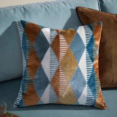 Furn Metro Harlequin Cushion Ginger
