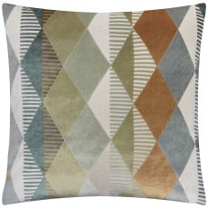Furn Metro Harlequin Cushion Green