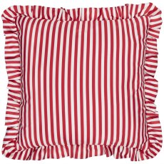 Wylder Millie Ruffle Outdoor Cushion Candy Red