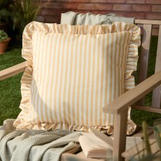 Wylder Millie Ruffle Outdoor Cushion Yellow