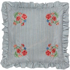 Wylder Martha Ruffle Cushion Blue