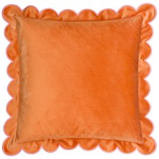 Furn Lil Scallop Cushion Orange/Pink
