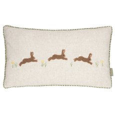 Wylder Ramble Hares Cushion Sage