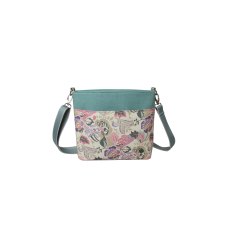 Earth Squared Cream Jacobean Canvas Messenger Bag