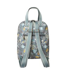 Earth Squared Grey Floral Canvas Alice Backpack