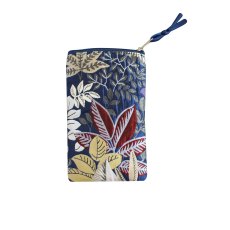 Earth Squared Navy Spring Jacquard Glasses Case