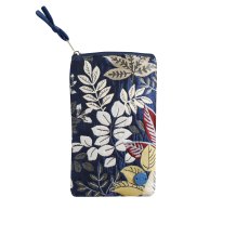 Earth Squared Navy Spring Jacquard Glasses Case