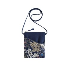 Earth Squared Navy Spring Jacquard Sling Bag