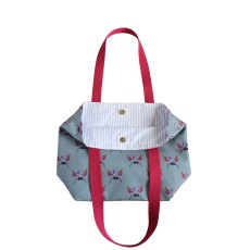 Earth Squared Cow Canvas Tote Bag