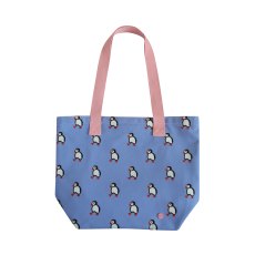 Earth Squared Puffin Canvas Tote Bag
