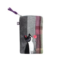 Earth Squared Cat Applique Glasses Case