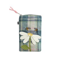 Earth Squared Flower Applique Glasses Case