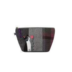 Earth Squared Cat Applique Make up Bag