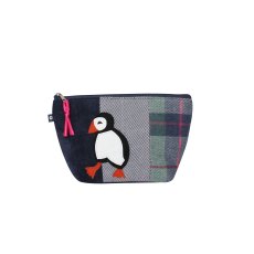 Earth Squared Puffin Applique Make up Bag