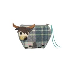Earth Squared Skye Tweed Cow Purse