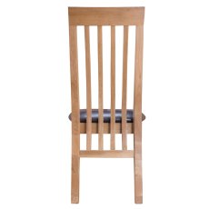 Coastal Collection Slat Back PU Chair