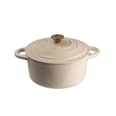 Simply Home Cast Iron Casseroles Cream Simply Home Cast Iron Casseroles Cream