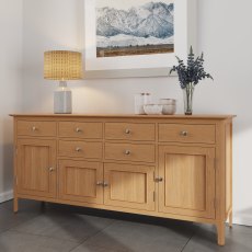 Coastal 4 Door Sideboard Coastal 4 Door Sideboard