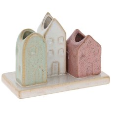 Shudehill Petite Pottery 3 Stem Houses Shudehill Petite Pottery 3 Stem Houses