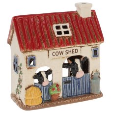 Shudehill Village Pottery Cowshed Tealight Holder Shudehill Village Pottery Cowshed Tealight Holder