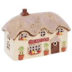 Shudehill Village Pottery Red Lion Pub Tealight Holder Shudehill Village Pottery Red Lion Pub Tealight Holder