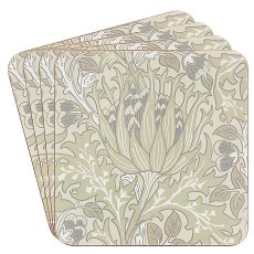 William Morris Artichoke Set of 4 Coasters