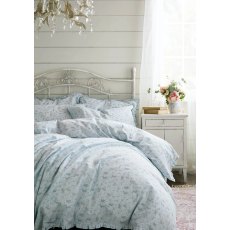 Shabby Chic Georgie Blue Duvet Cover Set Shabby Chic Georgie Blue Duvet Cover Set
