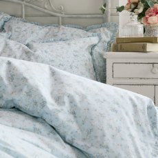 Shabby Chic Georgie Blue Duvet Cover Set
