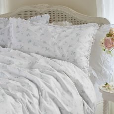 Shabby Chic Rosabelle Blue Duvet Cover Set