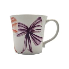 Just Mugs Mersey Mug Bows Purple