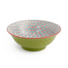 Mikasa Green and Blue Ramen Bowl