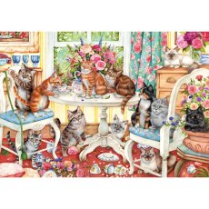 Gibsons Tails From The Tea Party 500pc Puzzle