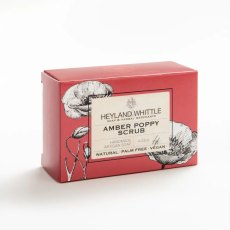Heyland and Whittle Amber Poppy Scrub Soap Bar