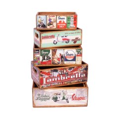 Quirky Barn Lambretta 2 Nesting Boxes Quirky Barn Lambretta 2 Nesting Boxes