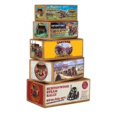 Quirky Barn Steam Engine 2 Nesting Boxes