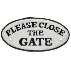 Quirky Barn Close the Gate Sign