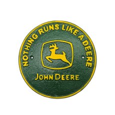 Quirky Barn John Deere Plaque