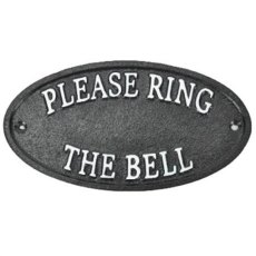 Quirky Barn Please Ring The Bell Sign