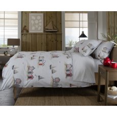 Lobster Creek Sheringham Beach Huts Duvet Cover Set