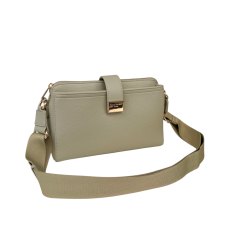 David Jones Multi Pocket Long Shoulder Bag Fair Green